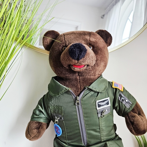 ✨ Vintage 1989 Bear Forces of America Military Teddy Bear – 21” – Ira Green Inc. - Picture 10 of 11